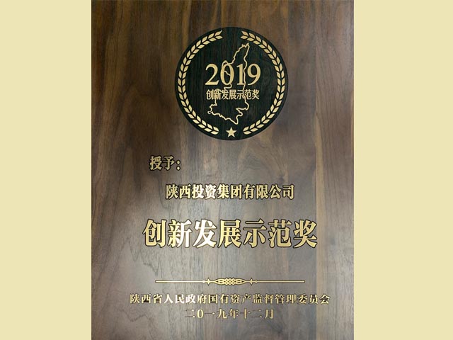 省国资委2019创新发展示范奖