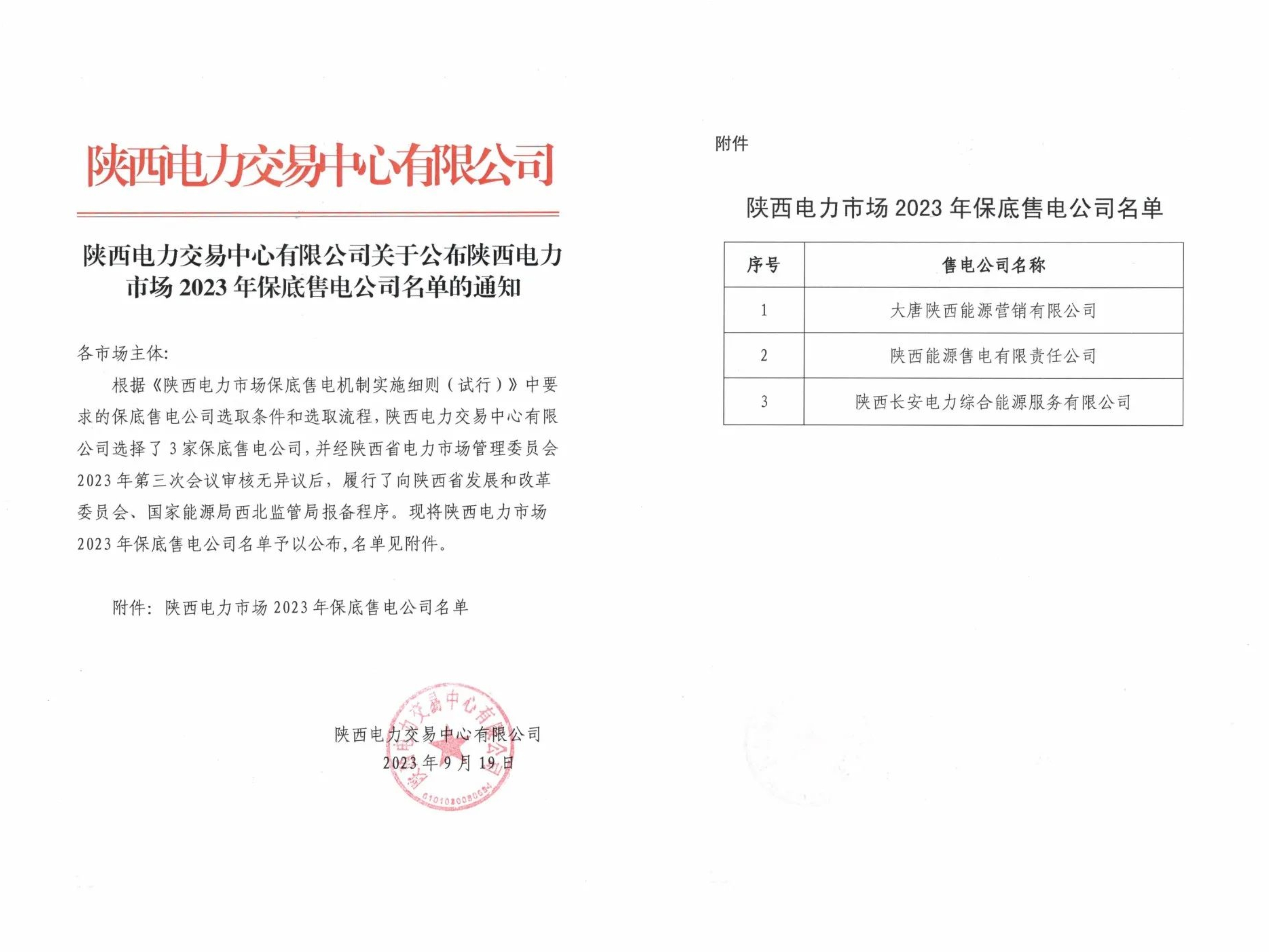 陕能售电被评比为陕西电力市场保底售电公司（配图）.jpg